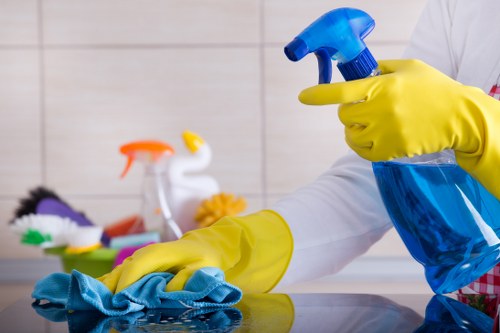 Deep carpet cleaning process for a commercial property