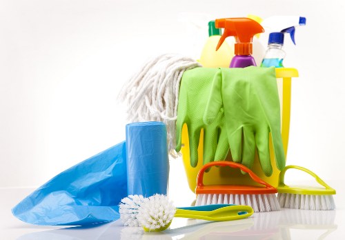 Inspection of carpet cleaning results after a service issue