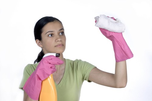 Hot water extraction equipment used for deep carpet cleaning